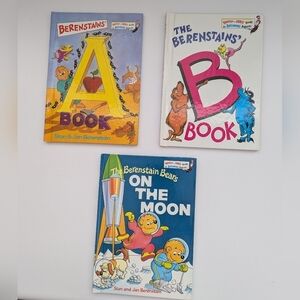 Berenstain Bears Kids 3 Hard Cover Book Set